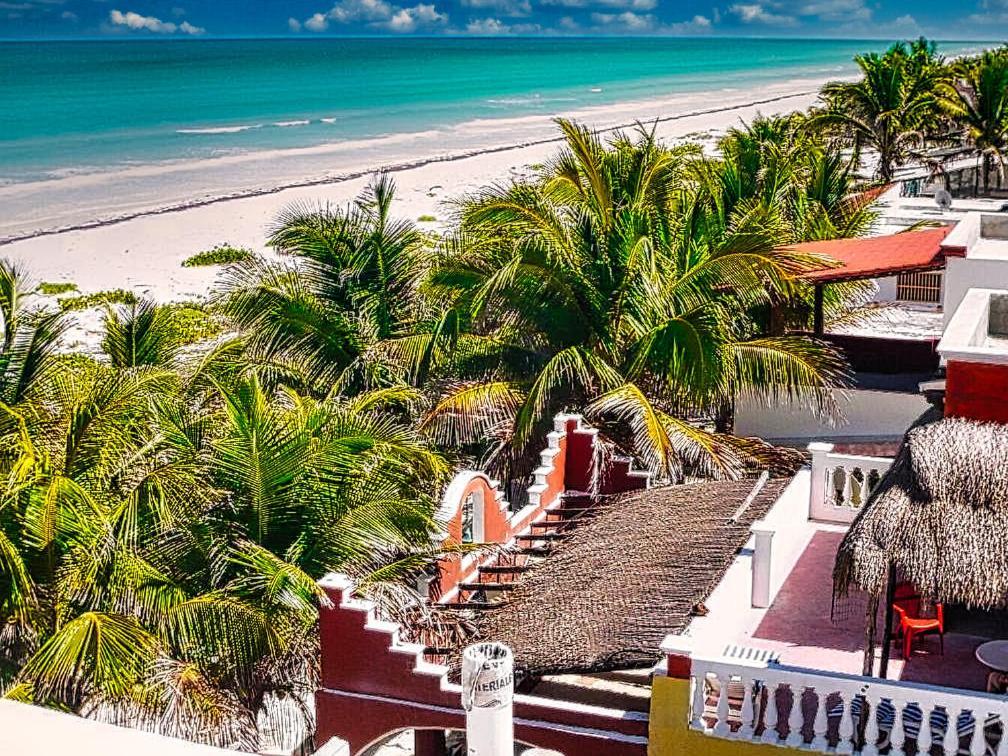 Beachfront Casa Maya Lodge El Cuyo Kültér fotó